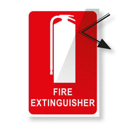 Fire Extinguisher Sign - Reflective