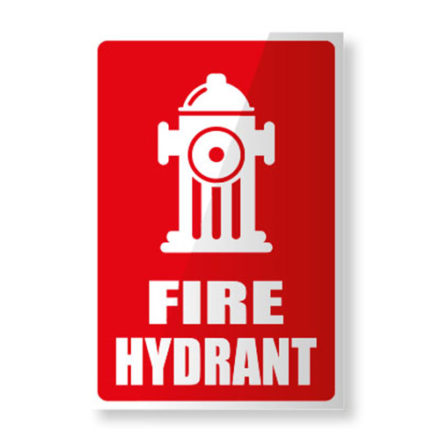 Fire Hydrant Sign - Picto Words