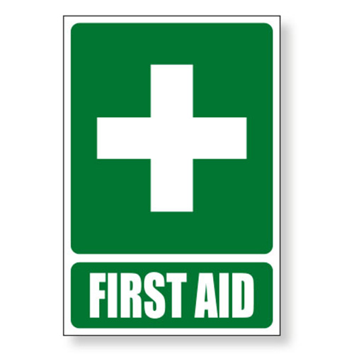 First Aid Sign - Green